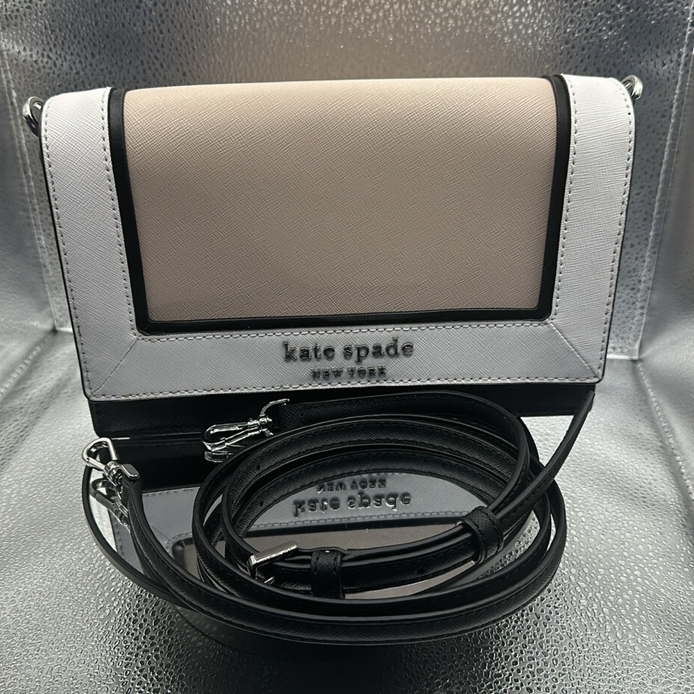 Beautiful Kate Spade Colorblock 2-way leather bag